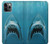 S0830 白いサメ White Shark iPhone 11 Pro バックケース、フリップケース・カバー
