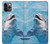 S1291 イルカ Dolphin iPhone 11 Pro バックケース、フリップケース・カバー