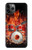 S1431 スカル ドラム ファイア ロック音楽 Skull Drum Fire Rock iPhone 11 Pro バックケース、フリップケース・カバー
