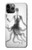 S1432 頭蓋骨のタコのX線 Skull Octopus X-ray iPhone 11 Pro バックケース、フリップケース・カバー