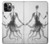 S1432 頭蓋骨のタコのX線 Skull Octopus X-ray iPhone 11 Pro バックケース、フリップケース・カバー