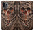 S1675 頭蓋骨の血のタトゥー Skull Blood Tattoo iPhone 11 Pro バックケース、フリップケース・カバー