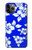 S2244 ハワイのハイビスカス青柄 Hawaiian Hibiscus Blue Pattern iPhone 11 Pro バックケース、フリップケース・カバー