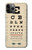S2502 目の検査図ポスター Eye Exam Chart Decorative Decoupage Poster iPhone 11 Pro バックケース、フリップケース・カバー