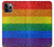 S2683 レインボーフラッグ プライド旗 Rainbow LGBT Pride Flag iPhone 11 Pro バックケース、フリップケース・カバー