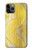 S2713 黄蛇の皮膚 グラフィックプリント Yellow Snake Skin Graphic Printed iPhone 11 Pro バックケース、フリップケース・カバー
