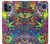 S3255 カラフルパターン Colorful Art Pattern iPhone 11 Pro バックケース、フリップケース・カバー