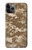 S3294 陸軍砂漠タンコヨーテカモ迷彩 Army Desert Tan Coyote Camo Camouflage iPhone 11 Pro バックケース、フリップケース・カバー