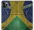 S3297 ブラジルの旗ビンテージフットボールのグラフィック Brazil Flag Vintage Football Graphic iPhone 11 Pro バックケース、フリップケース・カバー