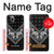 S3363 黒バンダナ Bandana Black Pattern iPhone 11 Pro バックケース、フリップケース・カバー