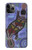 S3387 カモノハシオーストラリアのアボリジニアート Platypus Australian Aboriginal Art iPhone 11 Pro バックケース、フリップケース・カバー
