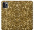 S3388 ゴールドラメグラフィックプリント Gold Glitter Graphic Print iPhone 11 Pro バックケース、フリップケース・カバー