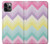 S3514 虹色ジグザグ Rainbow Zigzag iPhone 11 Pro バックケース、フリップケース・カバー