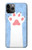 S3618 猫の足 Cat Paw iPhone 11 Pro バックケース、フリップケース・カバー