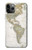 S0604 世界地図 World Map iPhone 11 Pro Max バックケース、フリップケース・カバー