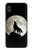 S1981 オオカミは 月にハウリング Wolf Howling at The Moon Samsung Galaxy A10e バックケース、フリップケース・カバー