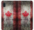 S2490 カナダメープルリーフ旗 Canada Maple Leaf Flag Texture Samsung Galaxy A10e バックケース、フリップケース・カバー