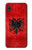 S2982 アルバニアサッカー Albania Football Soccer Red Flag Samsung Galaxy A10e バックケース、フリップケース・カバー