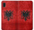 S2982 アルバニアサッカー Albania Football Soccer Red Flag Samsung Galaxy A10e バックケース、フリップケース・カバー
