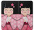 S3042 雛人形 着物桜 Japan Girl Hina Doll Kimono Sakura Samsung Galaxy A10e バックケース、フリップケース・カバー