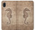 S3214 タツノオトシゴスケルトン化石 Seahorse Skeleton Fossil Samsung Galaxy A10e バックケース、フリップケース・カバー