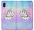 S3256 かわいいユニコーンの漫画 Cute Unicorn Cartoon Samsung Galaxy A10e バックケース、フリップケース・カバー