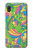 S3273 フラワーラインアートパターン Flower Line Art Pattern Samsung Galaxy A10e バックケース、フリップケース・カバー