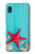 S3428 アクア 海星 貝 Aqua Wood Starfish Shell Samsung Galaxy A10e バックケース、フリップケース・カバー
