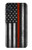 S3472 消防士細い赤線旗 Firefighter Thin Red Line Flag Samsung Galaxy A10e バックケース、フリップケース・カバー