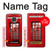 S0058 ロンドン〔イギリス〕の赤い電話ボックス Classic British Red Telephone Box Motorola Moto G7, Moto G7 Plus バックケース、フリップケース・カバー