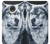 S0123 狼 ウルフ Grim White Wolf Motorola Moto G7, Moto G7 Plus バックケース、フリップケース・カバー