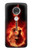S0415 火ギター Fire Guitar Burn Motorola Moto G7, Moto G7 Plus バックケース、フリップケース・カバー