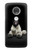 S0878 黒いくま Black Bear Motorola Moto G7, Moto G7 Plus バックケース、フリップケース・カバー