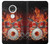 S1431 スカル ドラム ファイア ロック音楽 Skull Drum Fire Rock Motorola Moto G7, Moto G7 Plus バックケース、フリップケース・カバー