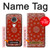 S3355 赤バンダナパターン Bandana Red Pattern Motorola Moto G7, Moto G7 Plus バックケース、フリップケース・カバー