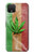 S2109 マリファナラスタ旗 Marijuana Rasta Flag Google Pixel 4 バックケース、フリップケース・カバー
