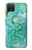 S2653 ドラゴングリーンターコイズストーングラフィックプリント Chinese Dragon Green Turquoise Stone Graphic Printed Google Pixel 4 バックケース、フリップケース・カバー
