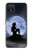 S2668 マーメイドシルエット月の夜 Mermaid Silhouette Moon Night Google Pixel 4 バックケース、フリップケース・カバー