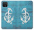 S3053 マリンアンカー Marine Anchor Blue Google Pixel 4 バックケース、フリップケース・カバー