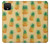 S3258 パイナップル柄 Pineapple Pattern Google Pixel 4 バックケース、フリップケース・カバー