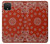 S3355 赤バンダナパターン Bandana Red Pattern Google Pixel 4 XL バックケース、フリップケース・カバー