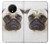 S1852 パグ犬 Pug Dog OnePlus 7T バックケース、フリップケース・カバー