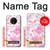 S3036 ピンクフラワーフローラ Pink Sweet Flower Flora OnePlus 7T バックケース、フリップケース・カバー