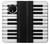 S3078 黒と白のピアノキーボード Black and White Piano Keyboard OnePlus 7T バックケース、フリップケース・カバー S3078 黒と白のピアノキーボード Black and White Piano Keyboard OnePlus 7T バックケース、フリップケース・カバー