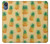 S3258 パイナップル柄 Pineapple Pattern Motorola Moto E6, Moto E (6th Gen) バックケース、フリップケース・カバー