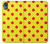 S3526 赤い水玉 Red Spot Polka Dot Motorola Moto E6, Moto E (6th Gen) バックケース、フリップケース・カバー