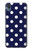 S3533 ブルーの水玉 Blue Polka Dot Motorola Moto E6, Moto E (6th Gen) バックケース、フリップケース・カバー