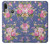 S3265 ヴィンテージ花柄 Vintage Flower Pattern Motorola Moto E6 Plus, Moto E6s バックケース、フリップケース・カバー