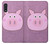 S3269 豚の漫画 Pig Cartoon Samsung Galaxy A01 バックケース、フリップケース・カバー