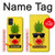S2443 楽しい パイナップルサングラス 接吻 Funny Pineapple Sunglasses Kiss Samsung Galaxy A51 バックケース、フリップケース・カバー